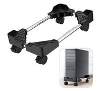 XXAD553TY Pratique Support de processeur Mobile, Chariot PC, Tour Refroidissement for Bureau, Base avec 4 roulettes, Support réglable for la Plupart des Tours