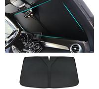 XXBBNHB Pare-Brise-Soleil Voiture, pour Hyundai i10 III Hatchback 2019-2024 Protection Solaire Parapluie Pare-Soleil Pliable avec Sac Rangement Couverture Interieur Voiture