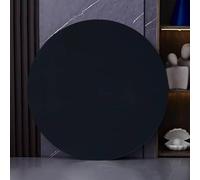 Xxbbyubo Assiette Service Rotative pour Table À Manger, Rond Marbre Plateau Tournant, 80 90 100cm Grande Lazy Susan pour Cuisine, Salle à Manger, Café(Pure Black,40"*40")
