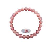 XXCLW Bracelets de perles en pierre naturelle de 8 mm pour femmes et hommes apportent richesse, amour, protection de l'énergie bracelets de perles de cristal, bijoux de méditation, taille unique