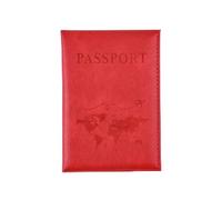 XXCLW Étui de passeport en cuir pour homme et femme avec porte-carte mignon, bleu clair, Taille unique