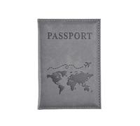 XXCLW Étui de passeport en cuir pour homme et femme avec porte-carte mignon, jaune, Taille unique