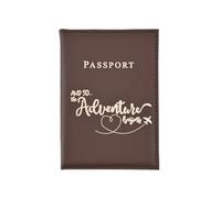 XXCLW Étui de passeport en cuir pour homme et femme avec porte-carte mignon, rose, Taille unique