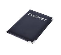 XXCLW Étui de passeport en cuir PU pour homme et femme avec porte-cartes de crédit, Comme indiqué sur la photo, Taille unique