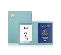 XXCLW Étui de protection épais en cuir synthétique pour passeport, bleu, Taille unique