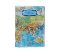XXCLW Housse de passeport imperméable pour homme et femme - Tendance - Unisexe - Pour cartes de visite - Porte-documents, a, Taille unique