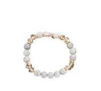 XXCLW Lot de 12 bracelets en perles de cristal constellation pour homme et femme - Pierre naturelle - Fait à la main - Cancer - Vierge - Lion, taille unique, Agate