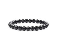 XXCLW Lot de 2 bracelets élastiques en perles de pierre naturelle pour homme et femme Améthystes Cristal Quartz Aigue-marine Jades Bijoux Agates, taille unique, Agate