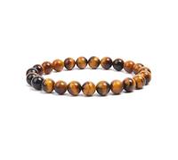 XXCLW Lot de 2 bracelets élastiques en perles de pierre naturelle pour homme et femme Améthystes Cristal Quartz Aigue-marine Jades Bijoux Agates, taille unique, Agate