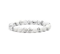 XXCLW Lot de 2 bracelets élastiques en perles de pierre naturelle pour homme et femme Améthystes Cristal Quartz Aigue-marine Jades Bijoux Agates, taille unique, Agate