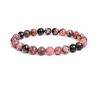XXCLW Lot de 2 bracelets élastiques en perles de pierre naturelle pour homme et femme Améthystes Cristal Quartz Aigue-marine Jades Bijoux Agates, taille unique, Agate
