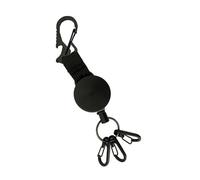 XXCLW Porte-badge rétractable en fil métallique avec cordon pour badge d'identification, porte-badge, bobines, chaîne de recul et porte-clés d'extérieur, D, Taille unique