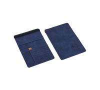 XXCLW Portefeuille de voyage en cuir synthétique pour homme - Accessoires de voyage pour homme - Porte-cartes de visite, bleu, Taille unique