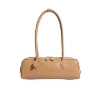 XXDML Sac Rectangulaire Long en Cuir Véritable, Sac à Épaule, 33x11cm | Un long sac à épaule rectangulaire en cuir véritable de vachette, 33 x 11 cm, avec fermeture à glissière et poche téléphone