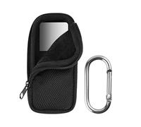 Xxerciz Étui de Protection en Nylon pour Moniteur Cardiaque AliveCor Kardiamobile Personal EKG/Kardia Mobile 6L EKG, étui de Protection de Voyage en Nylon avec Doublure Souple et Mousqueton, Noir