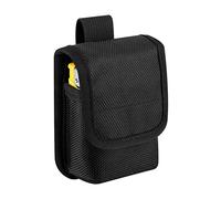 Xxerciz Tactical Cigarette Pouch Molle Nylon Military Bag Compact EDC Battery Lighter Storage Bag Mini Cigar Waist Pack, Black