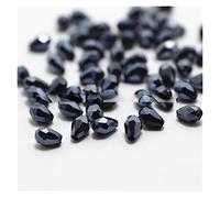 XXFFD Fabriqué de 100 Neufs Perles de Cristaux de Larme de Larmes de Lacs, Perles de Goutte d'eau, Perles d'espacement en Vrac Bijoux, 3x5 mm (Size : Ink Blue)