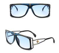 XXGJOALD Nouveau 2025 Lunettes de soleil pour homme Lunettes de soleil vintage pour femme Transparent, 4, Taille unique