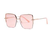 XXGJOALD Nouvelles lunettes de soleil 2025 pour femmes UV400 Lunettes de soleil pour hommes Lunettes de soleil surdimensionnées en métal Lunettes de soleil avec cadre Ombre, 4, Taille unique