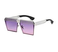 XXGJOALD Nouvelles lunettes de soleil surdimensionnées 2025 pour femmes hommes rétro homme femme conduite voiture UV400 lunettes de soleil en métal lunettes de soleil lunettes lunettes lunettes