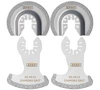 XXGO XG4002D Lot de 4 lames diamant oscillantes pour enlever les joints