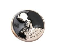 XXHNBF Boutons de Style Chinois, Lot de 10 Boutons Vintage à Tige de 21/25 mm, Jolis Boutons à Motif, for Manteau, Coupe-Vent, vêtements, Accessoires(No.8,21mm)