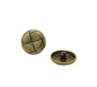 XXHNBF Boutons de Style Chinois, Lot de 10 Boutons Vintage en métal rétro for Manteaux, Hommes et Femmes, Boutons décoratifs, Grande Taille, Accessoires de Couture(Copper,20mm)