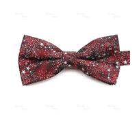 XXHNBF Cravate pour Hommes, Nœuds Papillon for Hommes pré-noués au Design Floral, Lignes ondulées, Mode for, fête, Affaires, Mariage, marié, Vintage, Rouge, Bleu, Costume de Cravate(Color22)