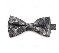 XXHNBF Cravate pour Hommes, Nœuds Papillon for Hommes pré-noués au Design Floral, Lignes ondulées, Mode for, fête, Affaires, Mariage, marié, Vintage, Rouge, Bleu, Costume de Cravate(Color3)