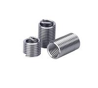 XXHNBF Manchon de palier, Insert de Filetage Fil en Acier Inoxydable M6-M16, Kit bagues réparation Manchon vis hélicoïdale 2 à 10 pièces(M6x0.75x1D(10Pcs))