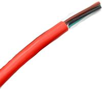 XXHNBF Rallonge enroulée, Câble isolé en Caoutchouc de Silicone, 2 3 4 cœurs, carré 0 5 .75 1 4mm, connecteur Fil Haute température Rouge cuivre Ultra Doux et Flexible(2 Cores,Square 1.0mm)