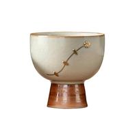 XXHNBF Service à thé Service à thé Chinois, Tasse à thé en Porcelaine Beige 100/140 ML, gobelet céramique, vin, Tasse café for Le(7 * 6cm ML,D3.175xD3.175x17x40L)