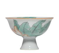 XXHNBF Service à thé Service à thé Chinois, Tasses à thé en céramique peintes la Main de 75 ML, Tasses Chinoises, Bol Fruits, gobelet Glace for Adultes, Cadeaux(Tea Cup 70ml 7.8 * 5.3cm,8x32x90D)