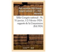 Xxie Congrès National : Rapports De La Commission Administrative Permanente