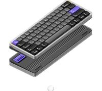 XXINGYULI Air60 He - Clavier de Jeu Filaire avec Interrupteur magnétique, Faible Retard, échange à Chaud, 8k, déclencheur Ultra Rapide, Demi-Aluminium, Compatible avec Les Joueurs sur PC(Air60 HE)