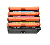 XXINGYULI Cartouche de Toner Compatible 651A, Compatible avec CE340A CE341A CE342A CE343A MFP M775 M775D MFP M775DN M775F M775Z(651A CE342A-4COLOR)