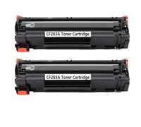 XXINGYULI Cartouche de Toner de Remplacement, Compatible avec CF283A 83A, Compatible avec imprimante Pro M125 M127 M127FN M126FN M125N, 2 Paquets(2 PCS 283A)