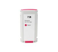 XXINGYULI Cartouche d'encre 728 Compatible Compatible avec imprimante Designjet T730 T830 F9J68A F9J67A F9J66A F9J65A, Disponible en 130ML 300ML(728-130ml-M)