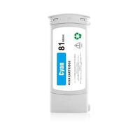 XXINGYULI Cartouche d'encre 81 Compatible Compatible avec imprimante Designjet 5000 5500 5000PC 5500ps, avec Puce Stable, réservoir d'encre pigmentée vive(81-C)