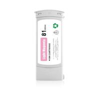 XXINGYULI Cartouche d'encre 81 Compatible Compatible avec imprimante Designjet 5000 5500 5000PC 5500ps, avec Puce Stable, réservoir d'encre pigmentée vive(81-LM)