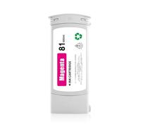 XXINGYULI Cartouche d'encre 81 Compatible Compatible avec imprimante Designjet 5000 5500 5000PC 5500ps, avec Puce Stable, réservoir d'encre pigmentée vive(81-M)