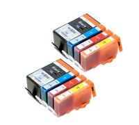 XXINGYULI Cartouche d'encre 920 Compatible Compatible avec imprimantes Officejet 6000 6500 6500 sans Fil 6500A 7000 7500 7500A HP920XL(2 Sets (8 PCS))