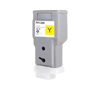 XXINGYULI Cartouche d'encre à Jet d'encre Couleur Compatible 300ml, Compatible avec IPF6400 IPF6450 IPF6400S IPF6450S IPF6400SE modèle PFI206(PFI-206-Y)