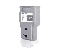 XXINGYULI Cartouche d'encre à Jet d'encre Couleur Compatible 300ml, Compatible avec IPF6400 IPF6450 IPF6400S IPF6450S IPF6400SE modèle PFI206(PFI-206-GY)