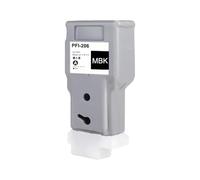 XXINGYULI Cartouche d'encre à Jet d'encre Couleur Compatible 300ml, Compatible avec IPF6400 IPF6450 IPF6400S IPF6450S IPF6400SE modèle PFI206(PFI-206-MBK)