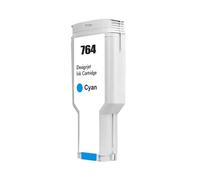 XXINGYULI Cartouche d'encre Compatible 300ML Compatible avec imprimante Designjet T3500, Divers modèles avec Pigment C1Q17A C1Q16A C1Q13A C1Q14A C1Q15A C1Q138A(764-300ml-C)