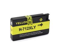 XXINGYULI Cartouche d'encre Compatible 712XL 3ED71A 3ED67A Compatible avec HP712 Compatible avec imprimantes à Jet d'encre DesignJet T210 T230 T250 T650 T630(1PCS Yellow)