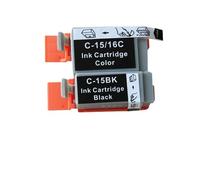 XXINGYULI Cartouche d'encre Compatible BCI15 BCI16 BCI-15 BCI-16 Compatible avec imprimantes I70 I80 SELPHY DS700 DS810 IP90 Mini220(1 Set)