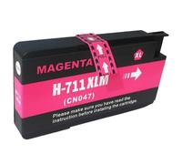 XXINGYULI Cartouche d'encre Compatible Compatible avec 711 HP711, Compatible avec modèles d'imprimante DesignJet T120 T520 CZ130A CZ131A CZ132A CZ133A(Magenta)