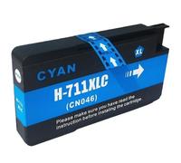 XXINGYULI Cartouche d'encre Compatible Compatible avec 711 HP711, Compatible avec modèles d'imprimante DesignJet T120 T520 CZ130A CZ131A CZ132A CZ133A(Cyan)
